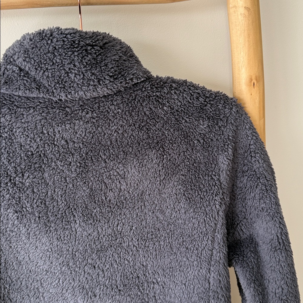 Patagonia Women’s 1/4 Zip Los Gatos Smolder Blue Soft Fleece Pullover L - Picture 13 of 15